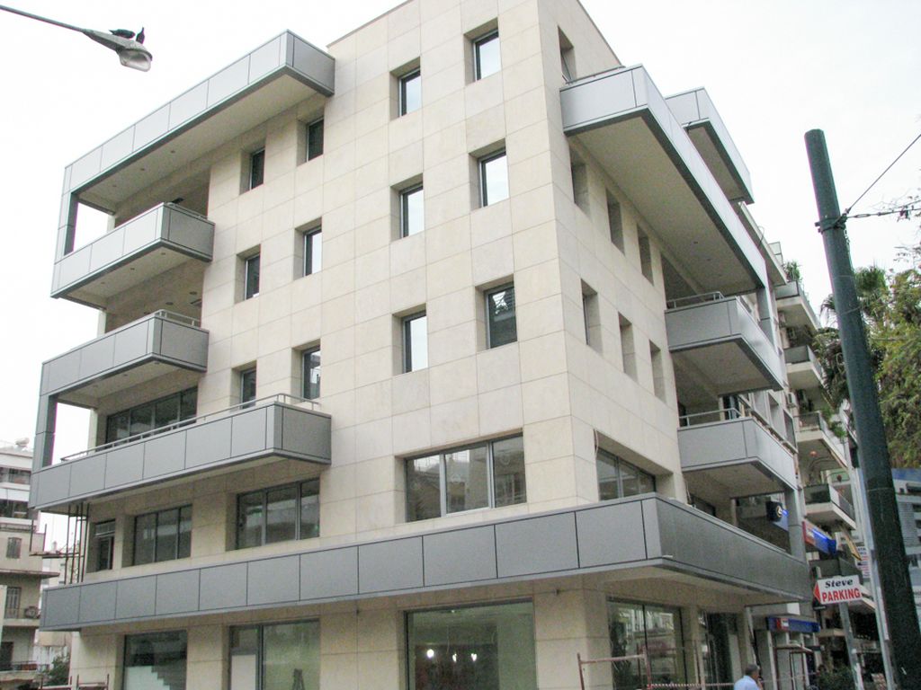 a building with balconies