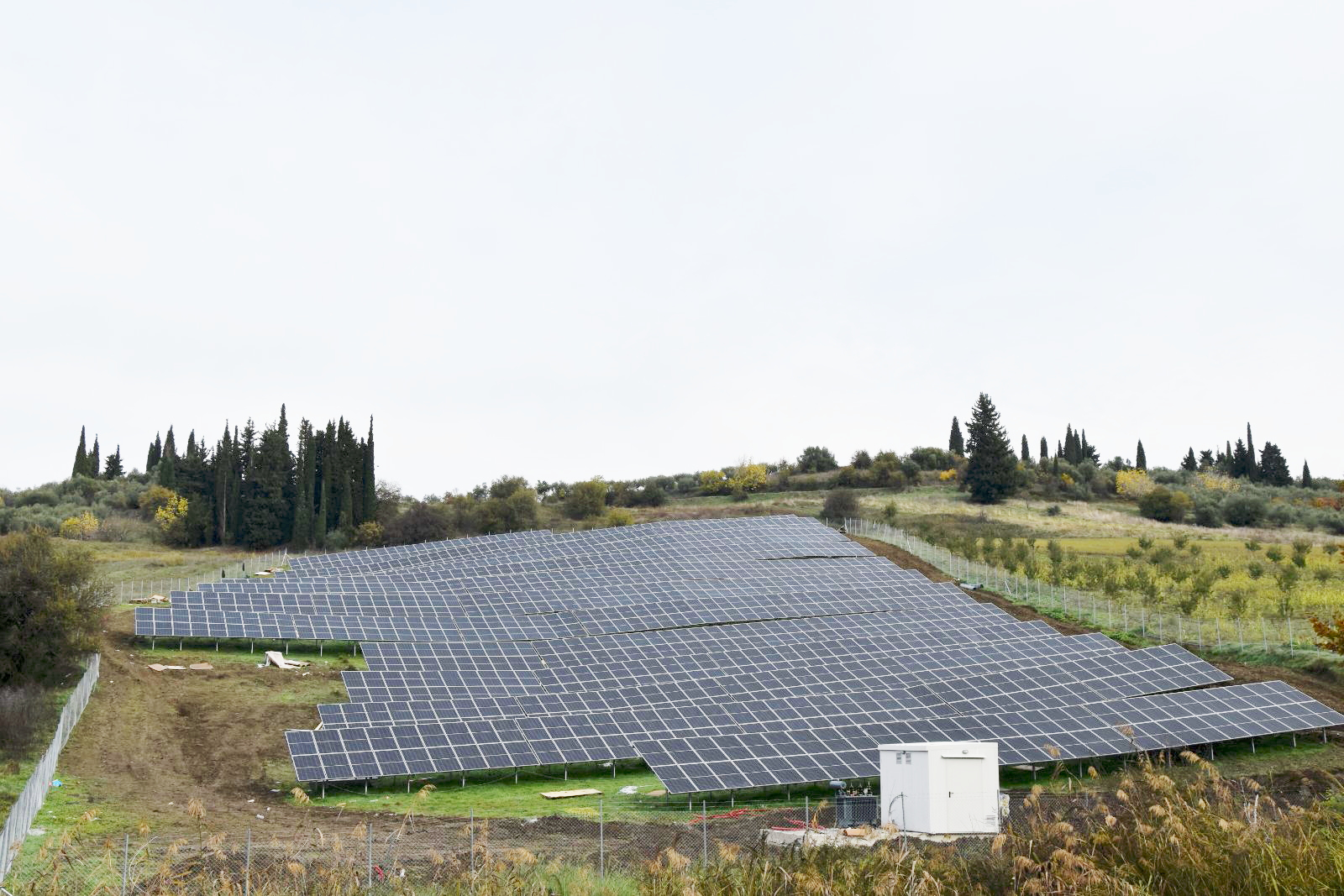 a solar panel on a roof