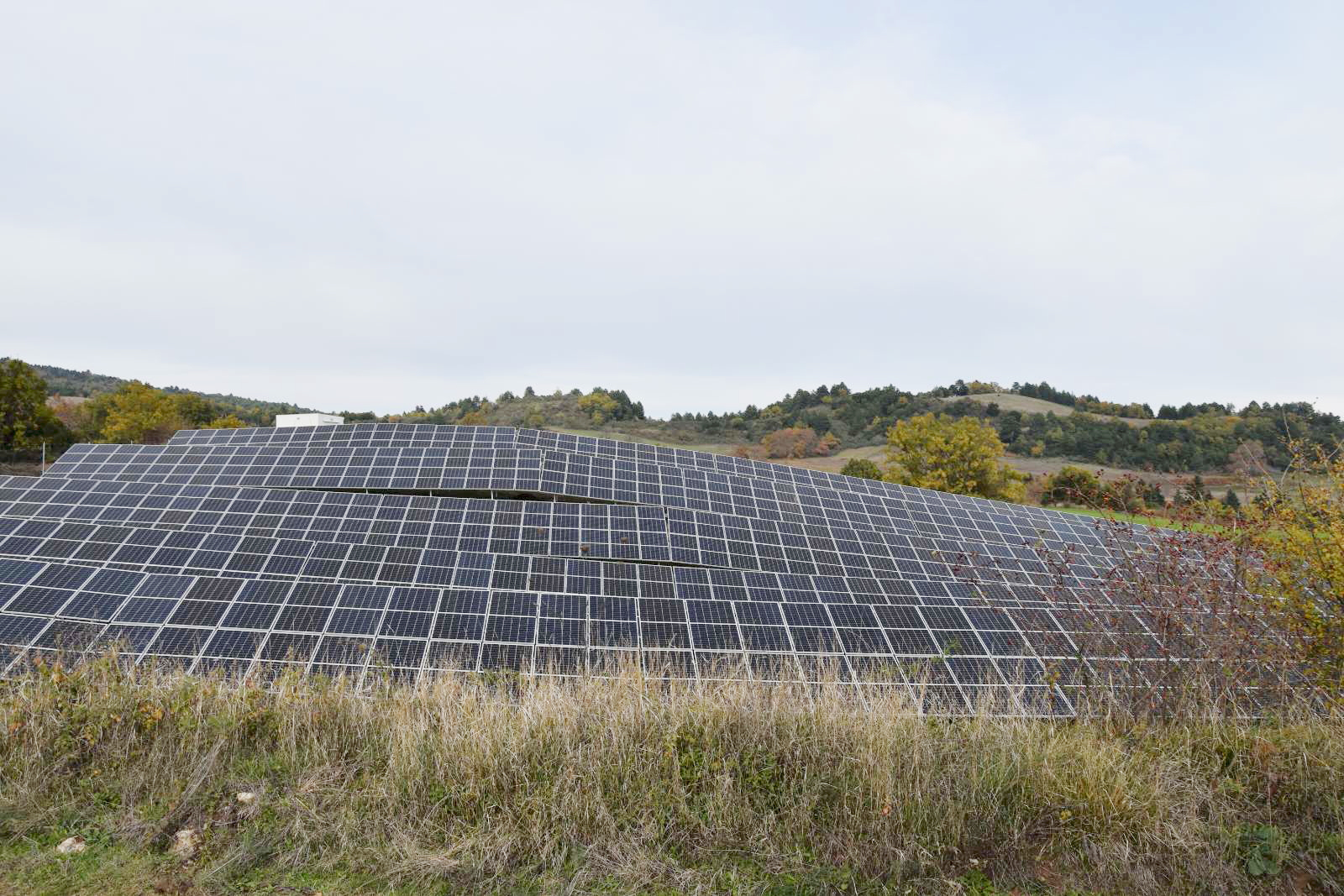 a large solar panel