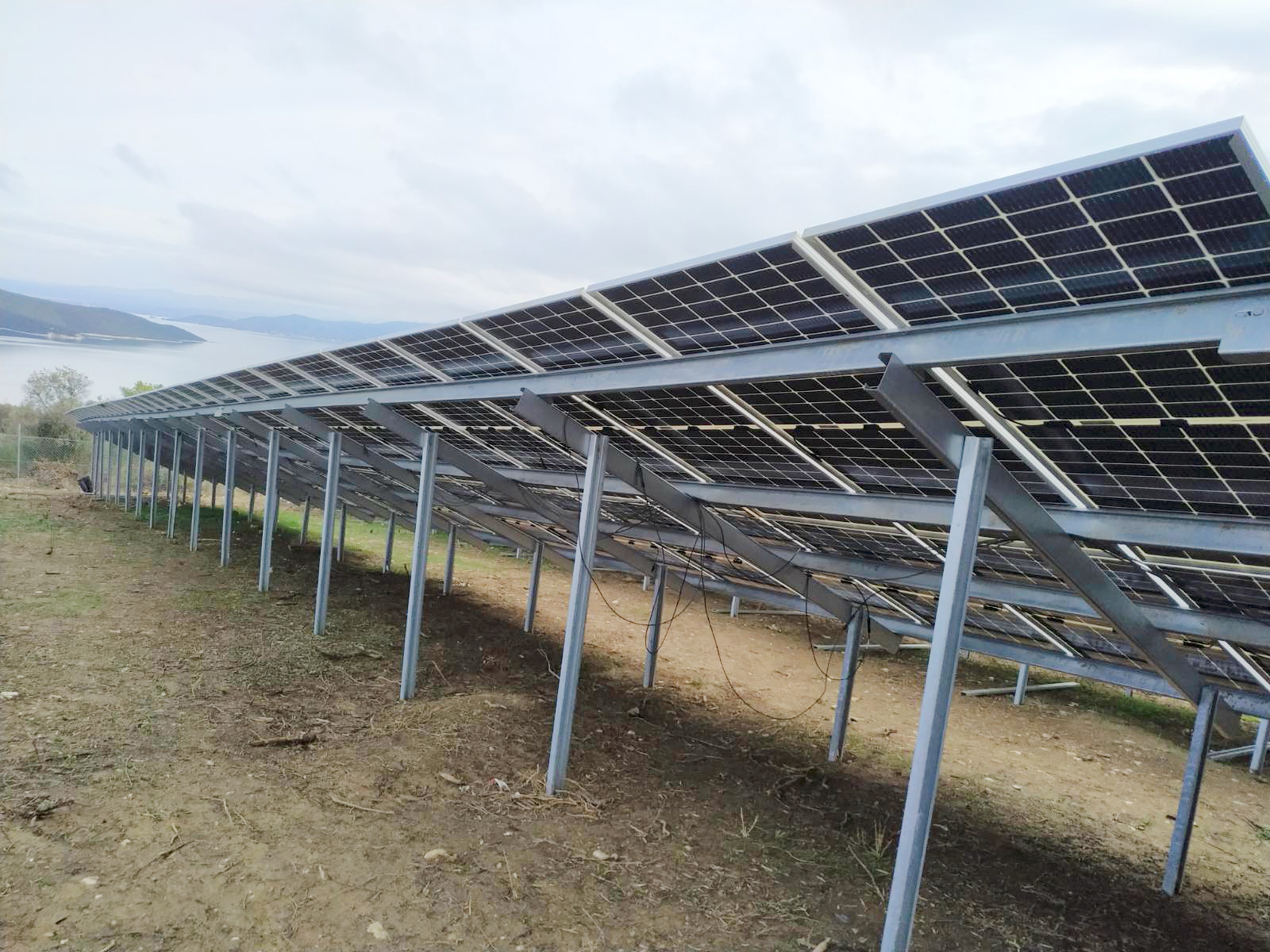 a solar panel on a roof